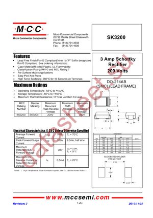 SK3200B-LTP datasheet  